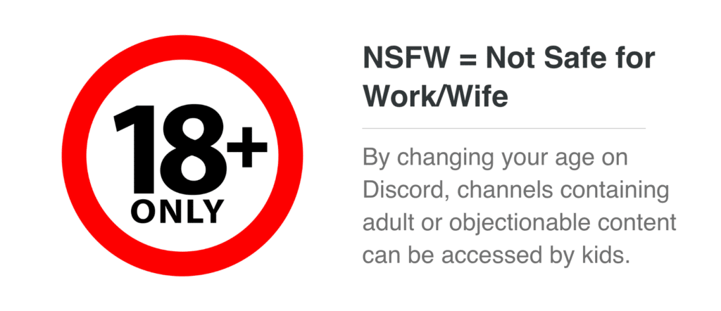 NSFW= Not safe for work/wife